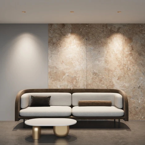 Встраиваемый светильник светодиодный Elektrostandard Bliss 25070/LED 15W 4000K латунь (220V, круглые)