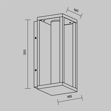 Настенный уличный светильник Maytoni Expo O480WL-L12B3K (LED, 220V, IP54)