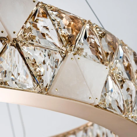 Подвесная люстра светодиодная с регулировкой цветовой температуры Modelux MODELUX ML.6982.800P GD