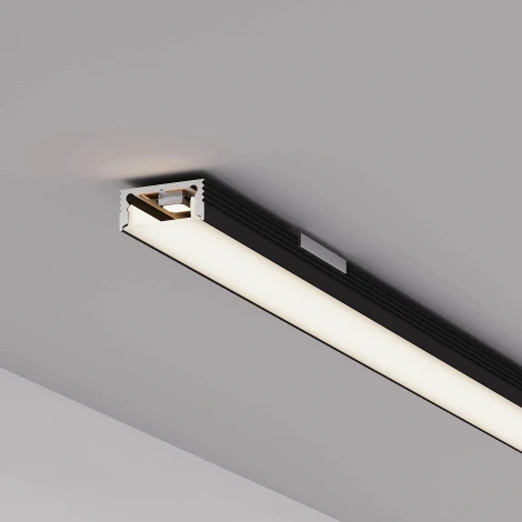 Профиль SL-SLIM-H7-2000 BLACK (BY) (Arlight, Алюминий) 061377
