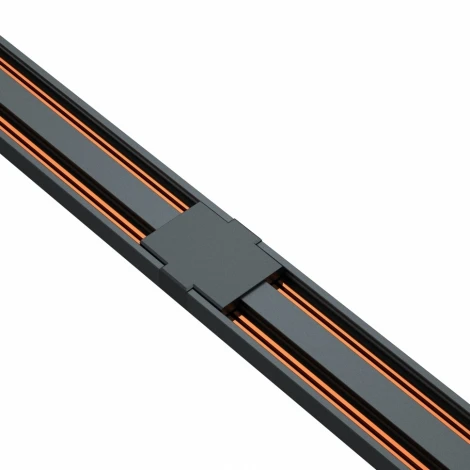 Коннектор питания прямой для ультратонкого шинопровода iLedex Vision48/25 POWER CONNECT 4825-BK