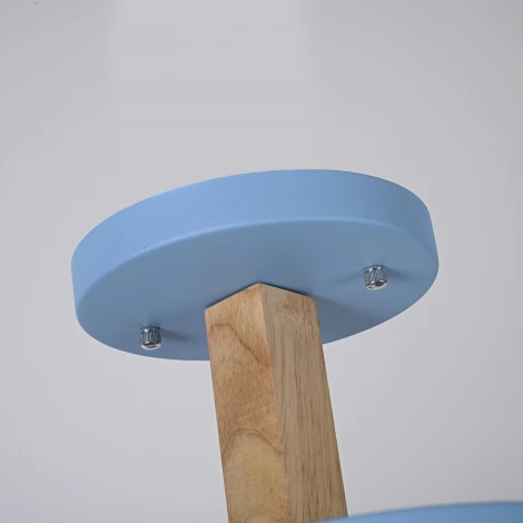 Потолочная люстра Wi-Fi на штанге Turna L6 Blue By ImperiumLoft Turna-B01 (LED, 220V, голосовое управление, умный дом - Алиса)