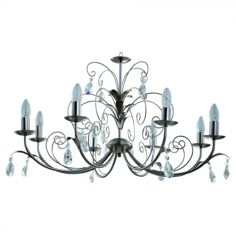 Подвесная люстра IDLamp 835 835/8-Whitechrome