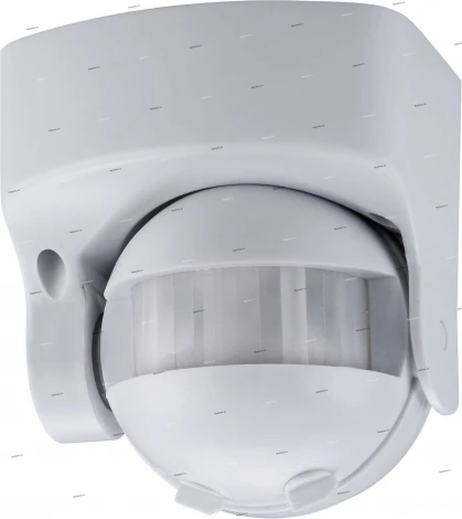 Датчик движения инфракрасный накладной Horoz Linea, белый, 1000W, IP44