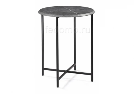 Журнальный столик Манеттия мрамор темно-серый