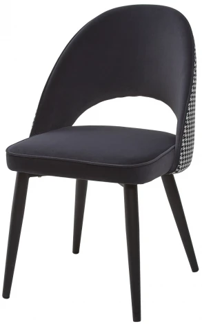 Обеденный стул M-City FLAVOUR BLACK, велюр
