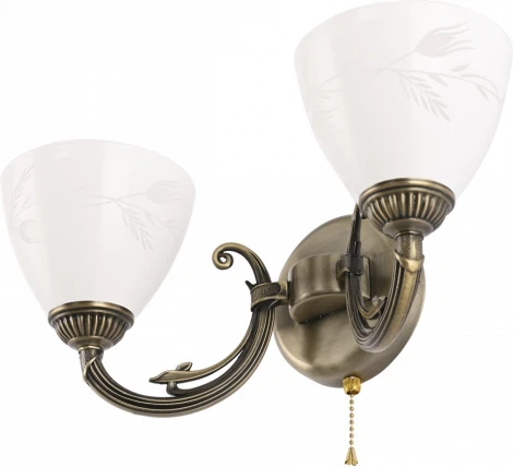 Бра с выключателем Arte Milano AM343659 343659/2W AB (220V)