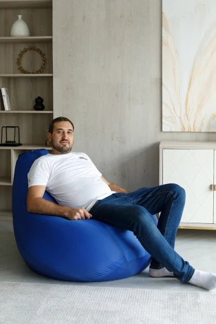 Кресло мешок Dreambag Груша Синее (Оксфорд) (XL, Классический) 5001021