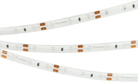 Светодиодная лента герметичная RTW-SE-A60-8mm 12V Yellow (4.8 W/m, IP65, 2835, 5m) (Arlight) 015731(2)