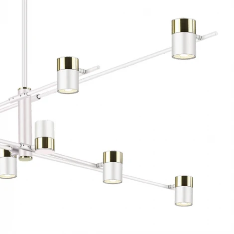 Потолочная люстра Lumien Hall Sauris LH8020/10P-WT-GD