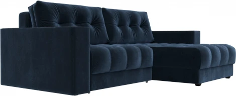 Диван угловой с декором Лига-049 НПБ Лига Диванов (Велюр) арт.128473