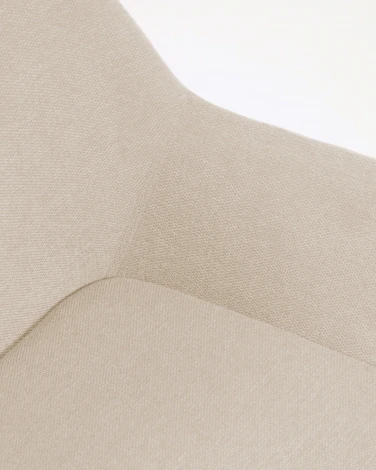 Стул Konna бежевого цвета на ножках из массива ясеня La Forma (ex Julia Grup) арт.108095