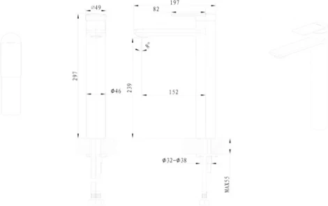 Смеситель Bravat Eddie F1369402CP-A-RUS для раковины