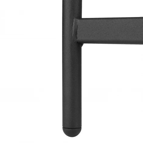 Стол журнальный МеталлАрт М025 белый мрамор/черный Mebelik 009498