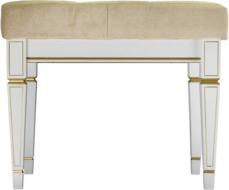 Банкетка Васко В 97Н белый ясень/золото от фабрики Mebelik