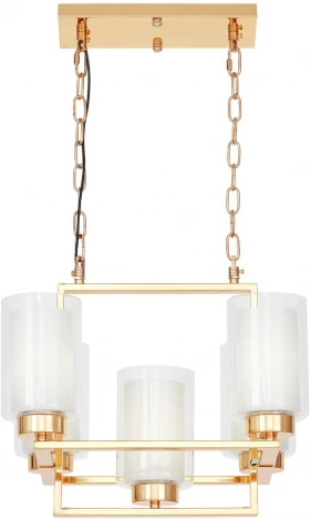 Подвесная люстра Lumina Deco Lino LDP 1239-5 F.GD (220V, на цепи)