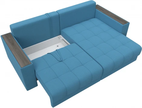 Диван угловой с декором Лига-049 НПБ Лига Диванов (Рогожка) арт.128453