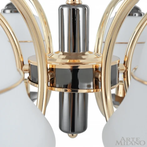 Подвесная люстра Arte Milano Florentia-1240 301240/6 Bk/Gd (220V, на цепи)