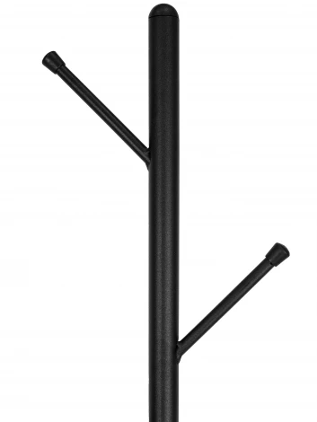 Вешалка напольная Пико 6 черный/торос графит софт Mebelik 009581