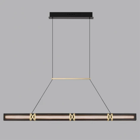 Подвесной светильник Odeon Light Mesh 7083/20L черный/золото/металл/акрил LED 20W 3000K 220V MESH (на проводе)