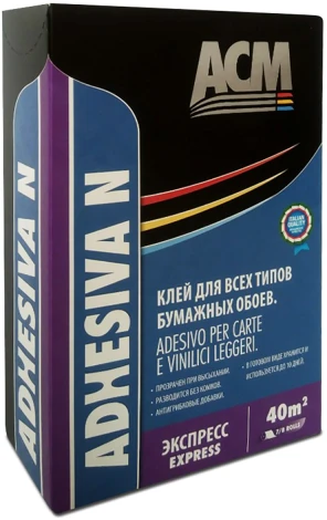 Клей обойный АСМ 10110-200R ADHESIVA N 200 gr, (для бумажных обоев)