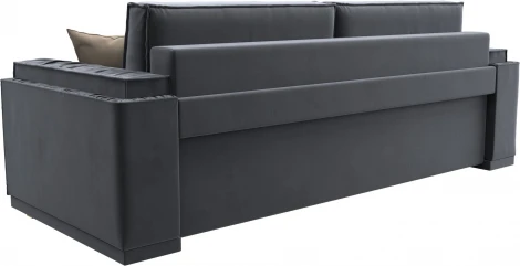 Диван прямой Лига-044 (Серый,Бежевый/Велюр) Лига Диванов арт.122254