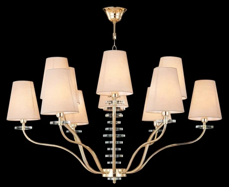 Подвесная люстра Crystal Lux ARMANDO GOLD SP6+6