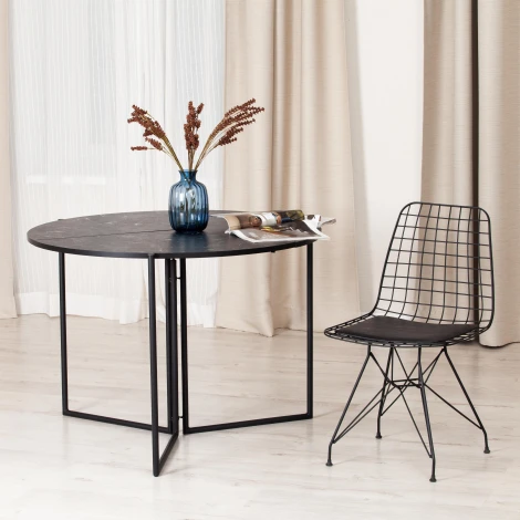 Стол складывающийся YOOP (mod. 1202) Tetchair (Черный мрамор).