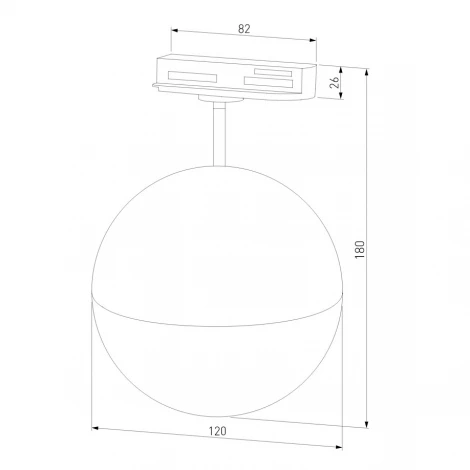 Трековый светильник Elektrostandard Glob GX53 Хром (MRL 1015) однофазный (220V)