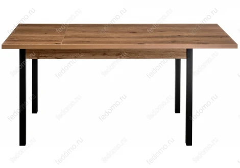 Стол Woodville Оригон дуб горный / черный матовый 368665