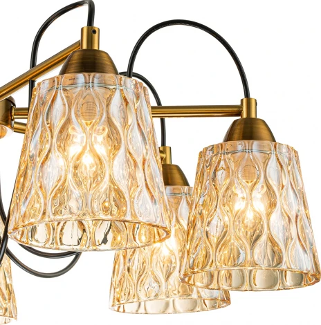 Подвесная люстра Escada Dream 1125/7PL E27*40W Brass