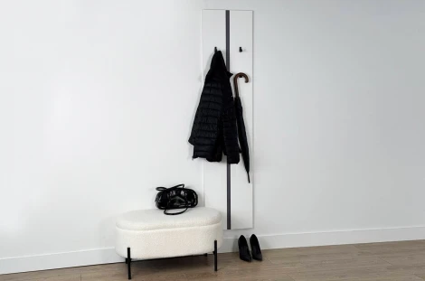 Вешалка 2 Мерси Mebelson (ЛДСП,Пластик,Дерево/Светлое дерево) арт.177194,2552