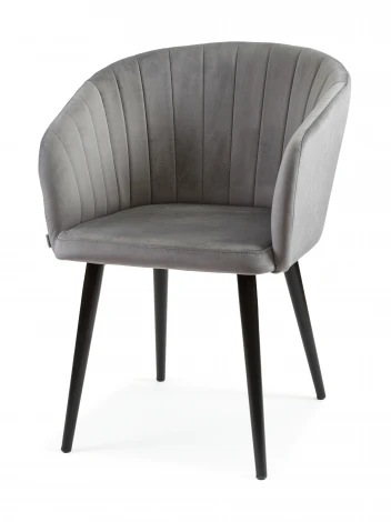 Стул MyFar Фредерик темно-серый велюр MF1041-1