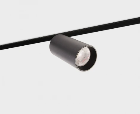 Трековый светильник магнитный 18W 48V Italline IT012-5027 black 3000K (LED, круглые)