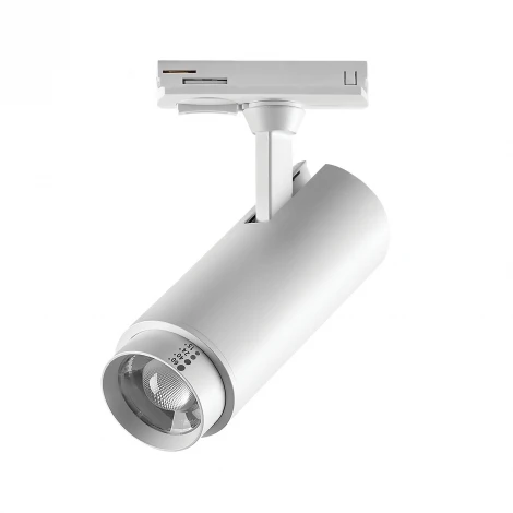 Трековый светильник однофазный светодиодный Lightstar Fuoco P+CCT 218016 с выбором мощности, цветовой температуры и угла освещения 220V 13W