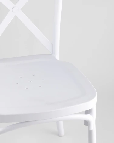 Стул Stool Group Кроссбэк пластиковый белый УТ000001848