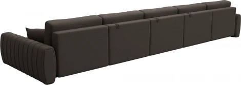 Диван П-образный Лига-057 НПБ МегаЛонг Лига Диванов (Рогожка) арт.129351