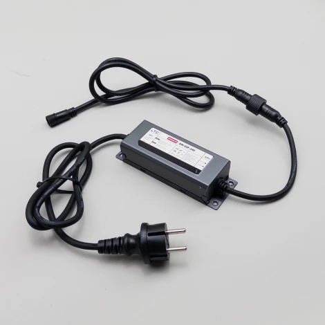 Блок питания электронный 60W для Нитей 24В, до 1000 LED, провод черный каучук, IP65 Laitcom DM-60F-24V