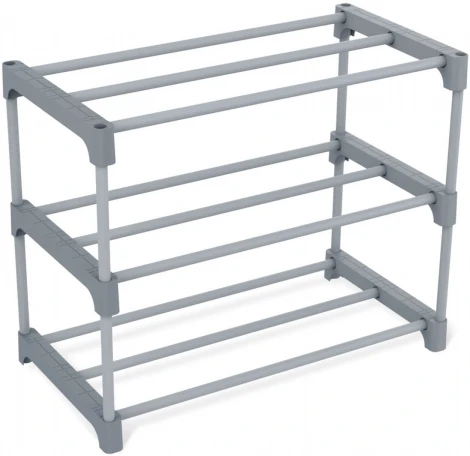 Полка для обуви SHT-SR6-P серый/темно-серый Sheffilton 0412705301