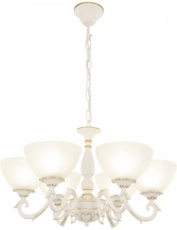 Подвесная люстра Arte Milano AM340518 340518/6 WT+G (220V, на цепи)