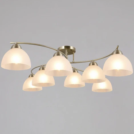 Потолочная люстра на штанге ILLUMICO IL0909-8CSQ-26 AB ELITE