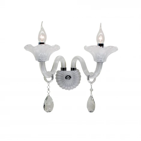 Бра Citilux Ирида CL351320 (220V, хрусталь, подвески, подсвечник, свеча)