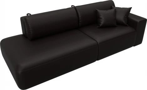 Диван прямой Лига-036 НПБ Модерн подлокотник справа Лига Диванов (Экокожа) арт.127710