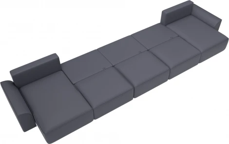 Диван п-образный Лига-048 НПБ МегаЛонг Лига Диванов (Экокожа) арт.128328