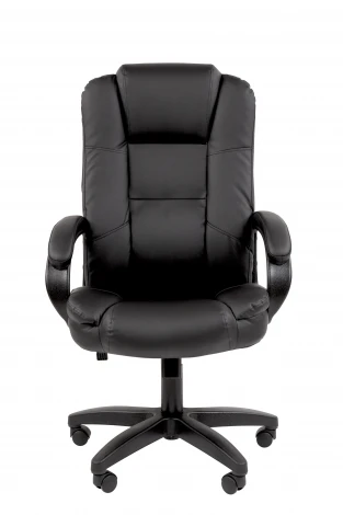 Офисное кресло Chairman 600LT Россия чер.пласт экопремиум черный
