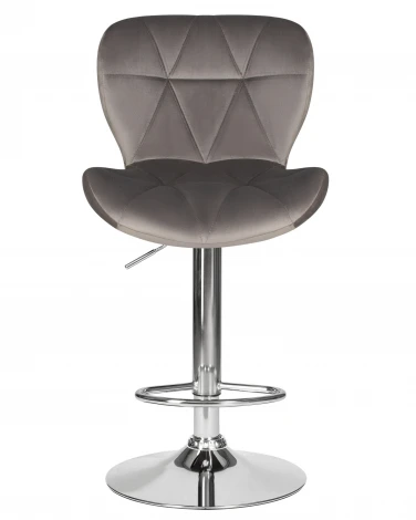 Набор 2 шт Стул барный DOBRIN BARNY (серый велюр (MJ9-75))