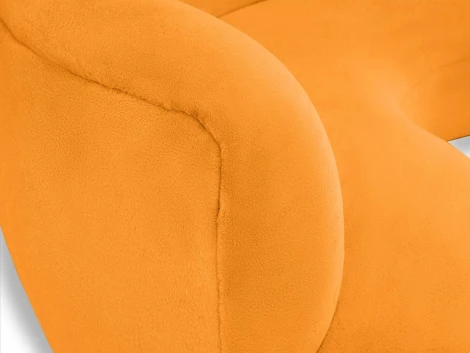 Диван Patti 2400 ОГОГО (арт.853227), (Мех/Оранжевый)