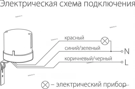 Датчик освещенности накладной Horoz Luxor, белый, 2700W, IP44