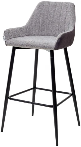 Барный стул M-City PUNCH антрацитовый меланж FC-09/ MF-03