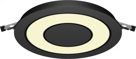 Встраиваемый светильник Maytoni Vector DL102-12W2.7K-B (LED, 220V, круглые)